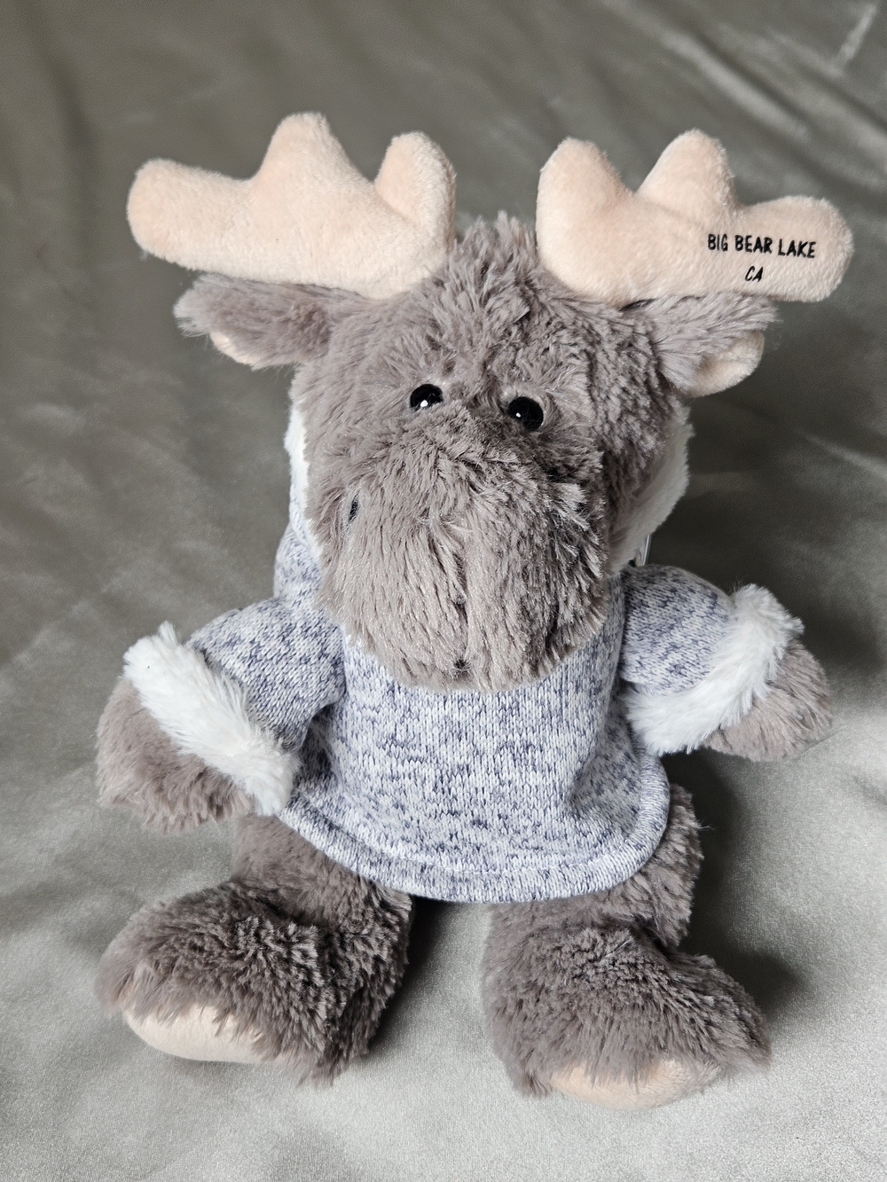 DolliBu Sitting Moose stuffed animal Big bear Lake CA Plush TOY